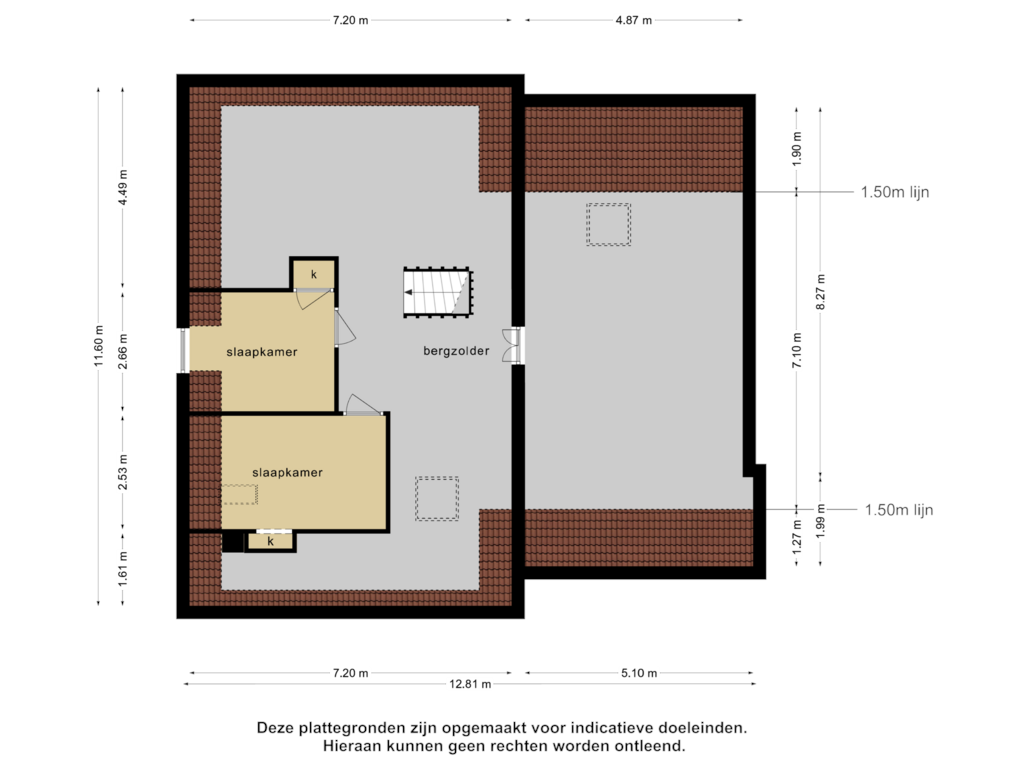 Bekijk plattegrond van 1e verdieping van Zuiderzeestraatweg 230