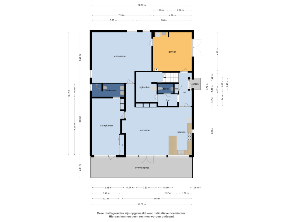 Bekijk plattegrond van Begane grond van Killedijk 16