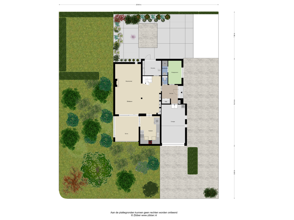 Bekijk plattegrond van Begane grond_Tuin van Waldadrift 18