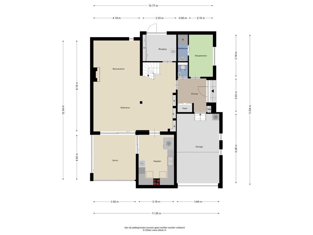 Bekijk plattegrond van Begane grond van Waldadrift 18