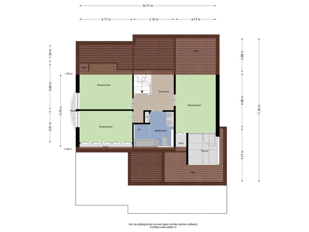 Bekijk plattegrond van Eerste verdieping van Waldadrift 18