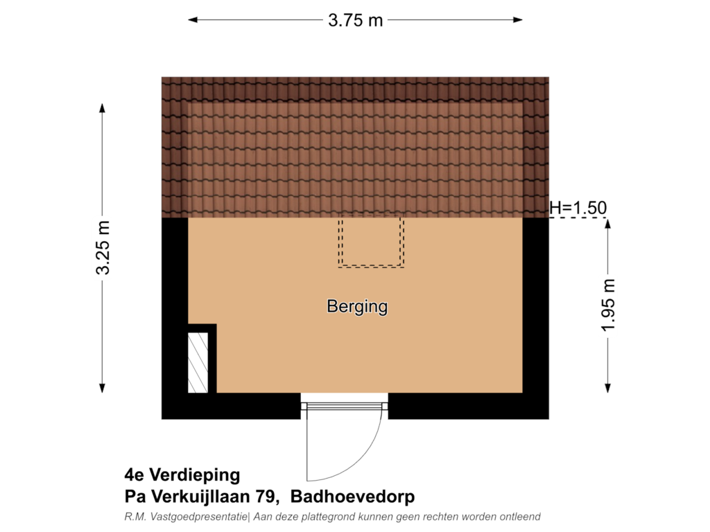 View floorplan of 4e Verdieoing of Pa Verkuijllaan 79