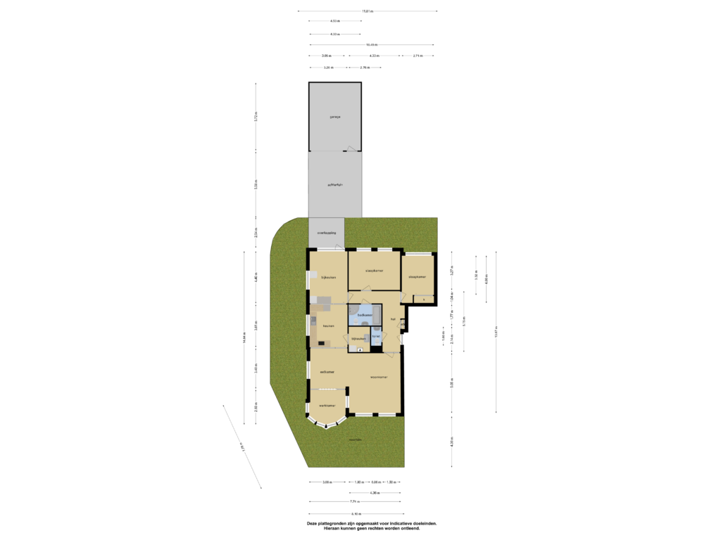 View floorplan of Woning overzicht of Edeseweg 39-A