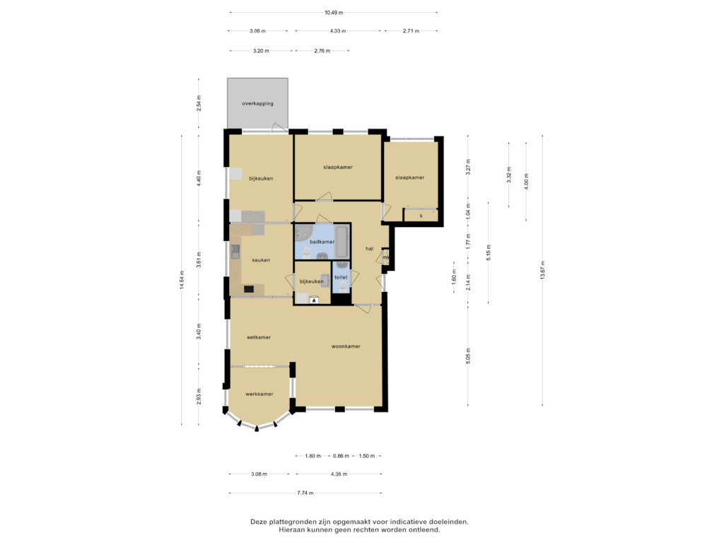 View floorplan of Begane grond of Edeseweg 39-A