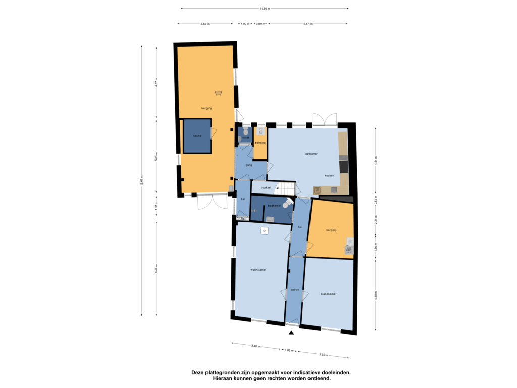 Bekijk plattegrond van Begane Grond van Schoolstraat 4