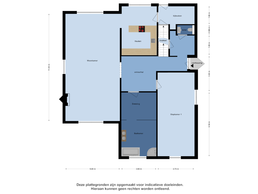 Bekijk plattegrond van Begane Grond van Heibergstraat 9