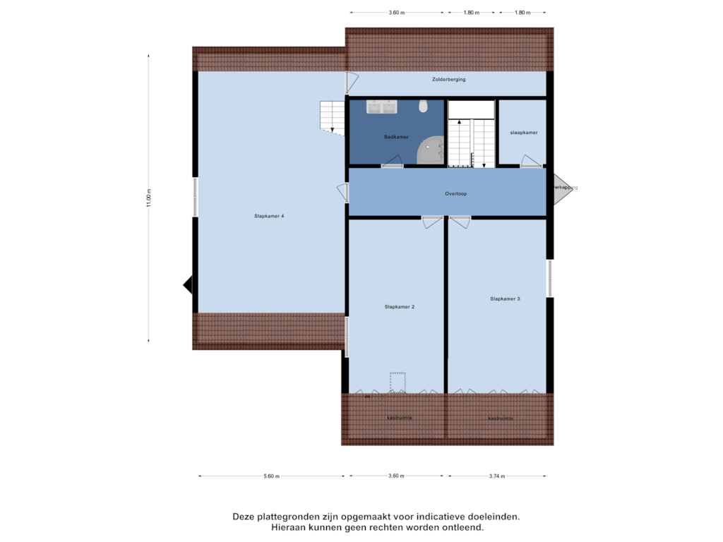 Bekijk plattegrond van Eerste Verdieping van Heibergstraat 9