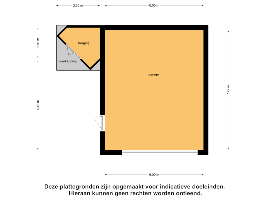 Bekijk plattegrond van Garage van Heibergstraat 9