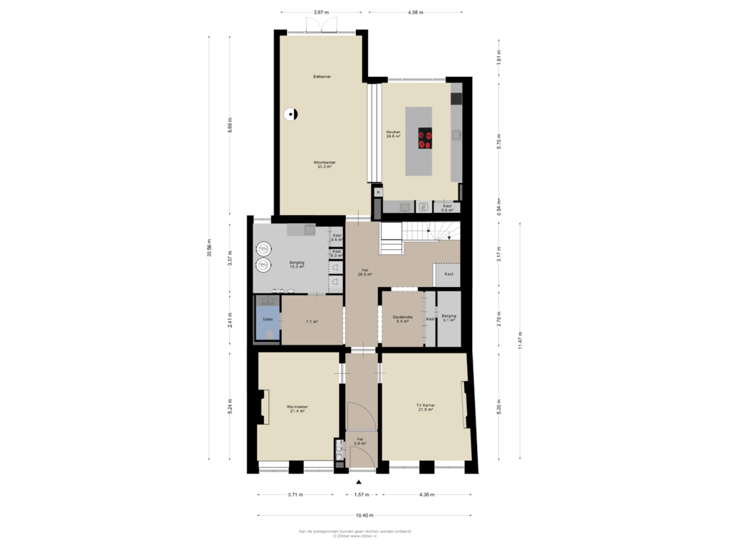 Bekijk plattegrond van Begane Grond van Peperstraat 3