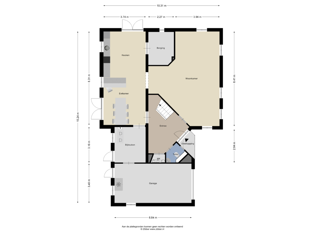 View floorplan of Begane Grond of Stelmaker 32