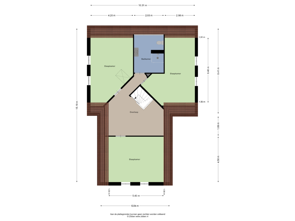 View floorplan of Eerste verdieping of Stelmaker 32