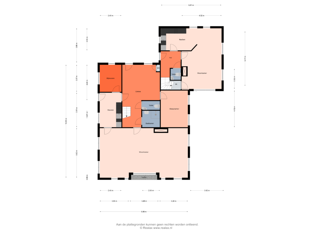 Bekijk plattegrond van Begane grond van Weenkweg 4