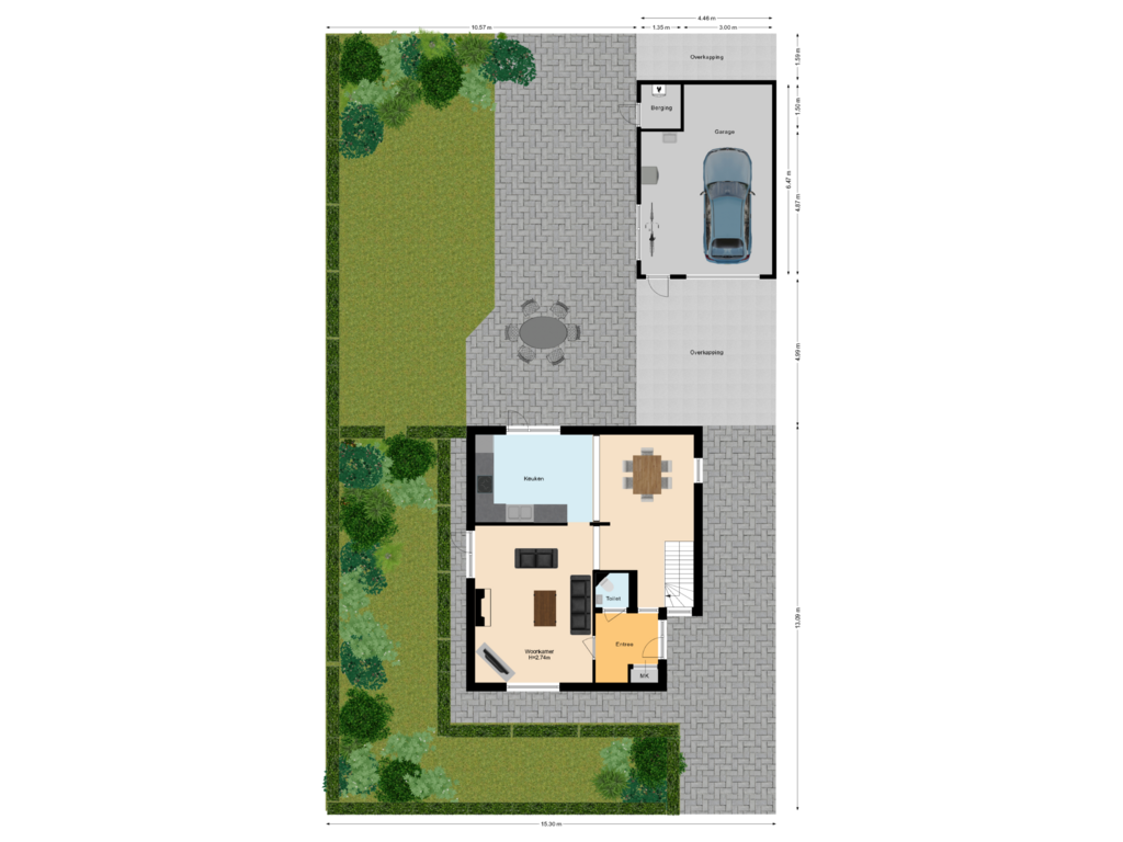 Bekijk plattegrond van Situatie van Asserlaan 1