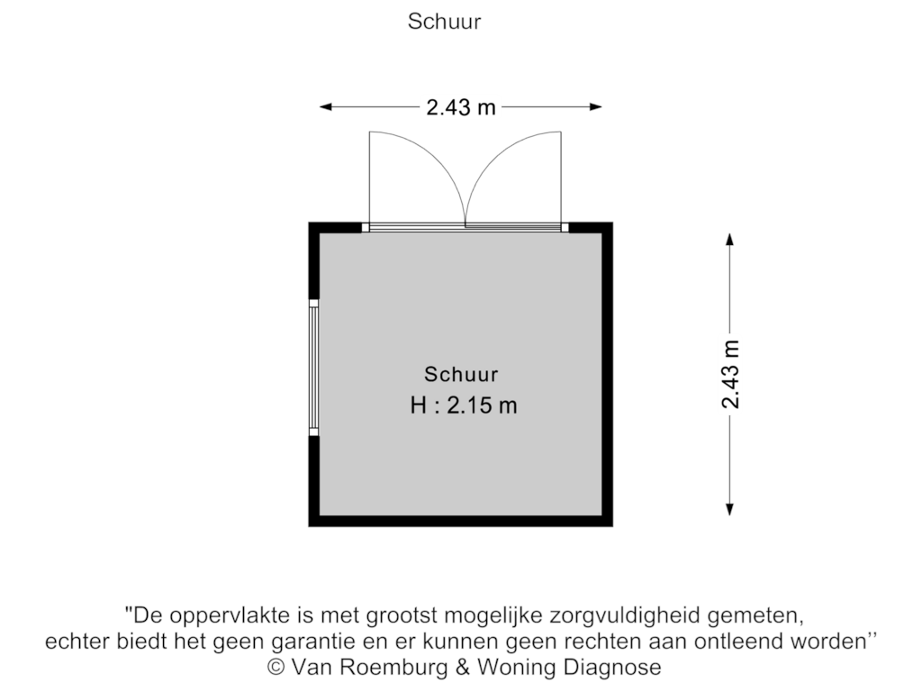 Bekijk plattegrond van Schuur van Generaal Karel van der Heijdenlaan 5