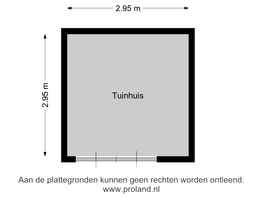 Bekijk plattegrond van Tuinhuis 2 van Holland Marsh 20-B