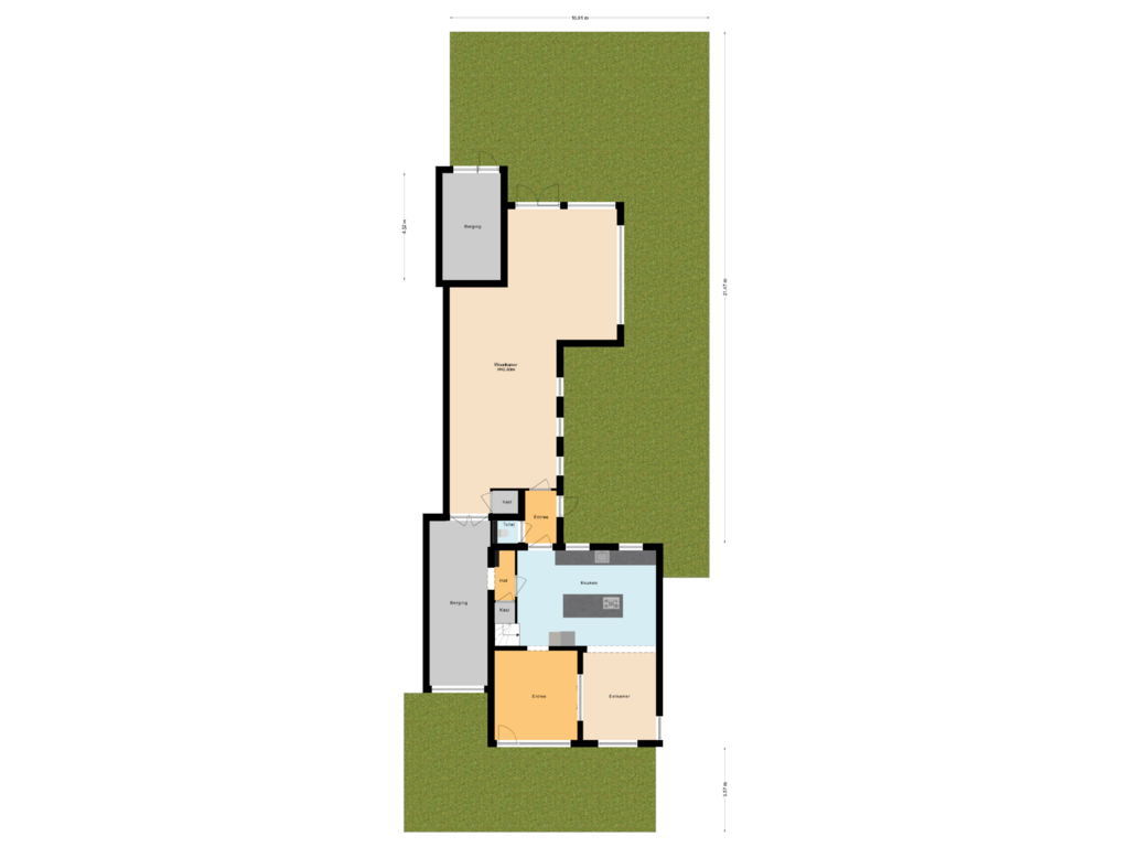 Bekijk plattegrond van Situatie van Koninginneweg 65