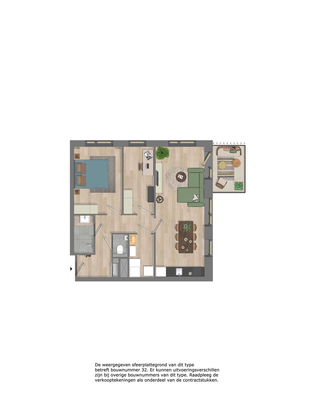 Foto 7 van Buitenvaart fase 1 - Bouwnummer 032 (Bouwnr. 032)