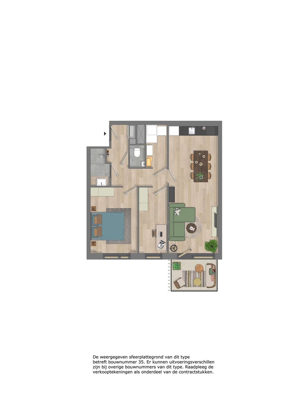 Foto 7 van Buitenvaart fase 1 - Bouwnummer 075 (Bouwnr. 075)