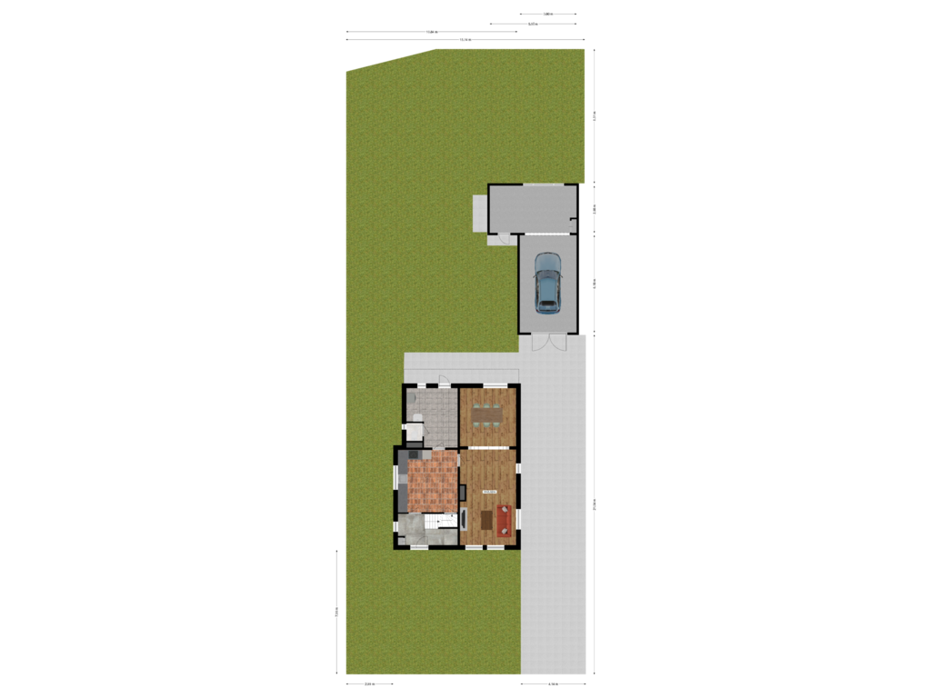 Bekijk plattegrond van Situatie van Franssenstraat 37