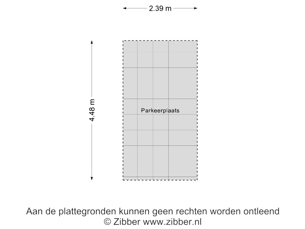 View floorplan of Parkeerplaats of Noordkade 157-G