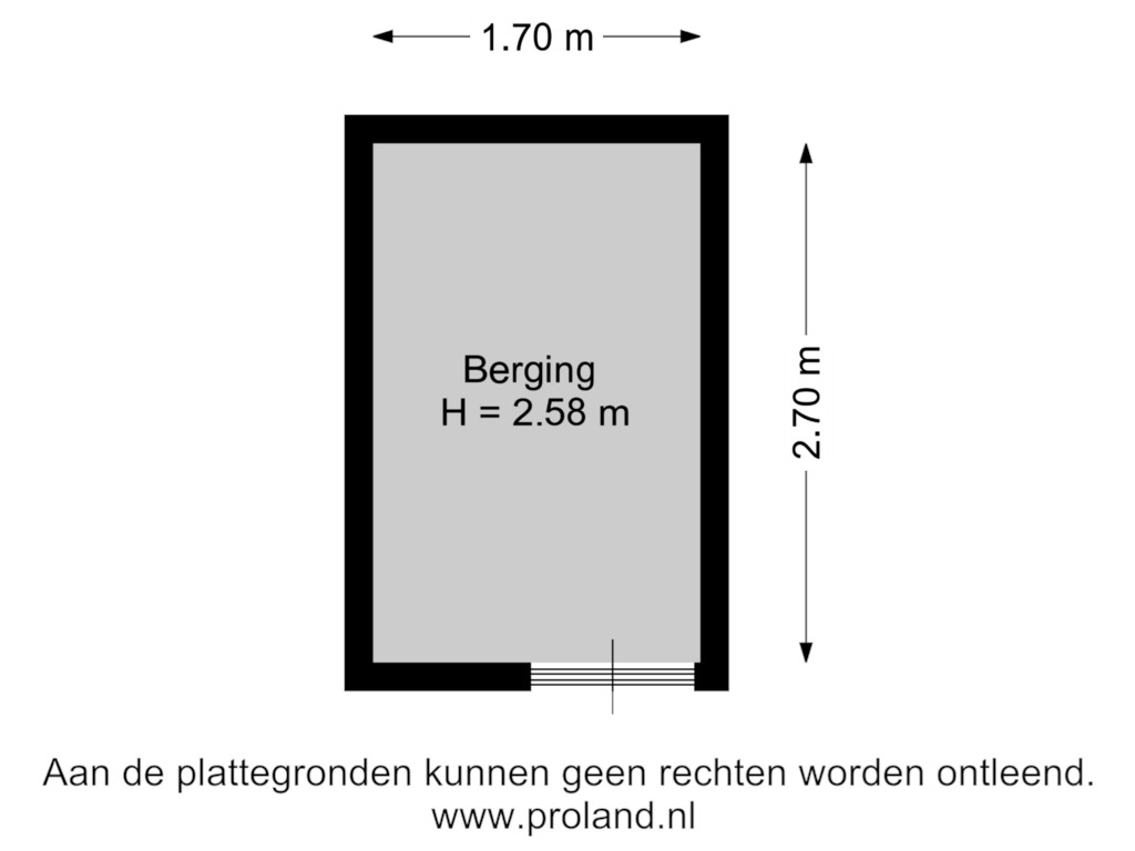 Bekijk plattegrond van Berging van Munt 199