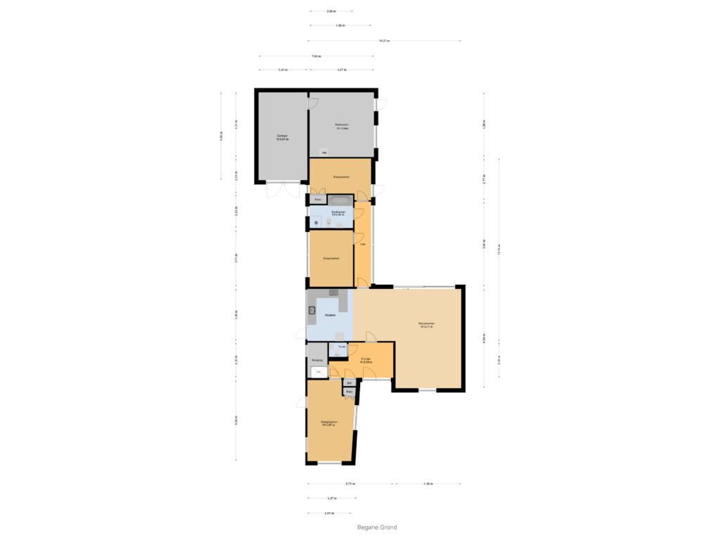 View floorplan of Begane Grond of Mezenlaantje 2