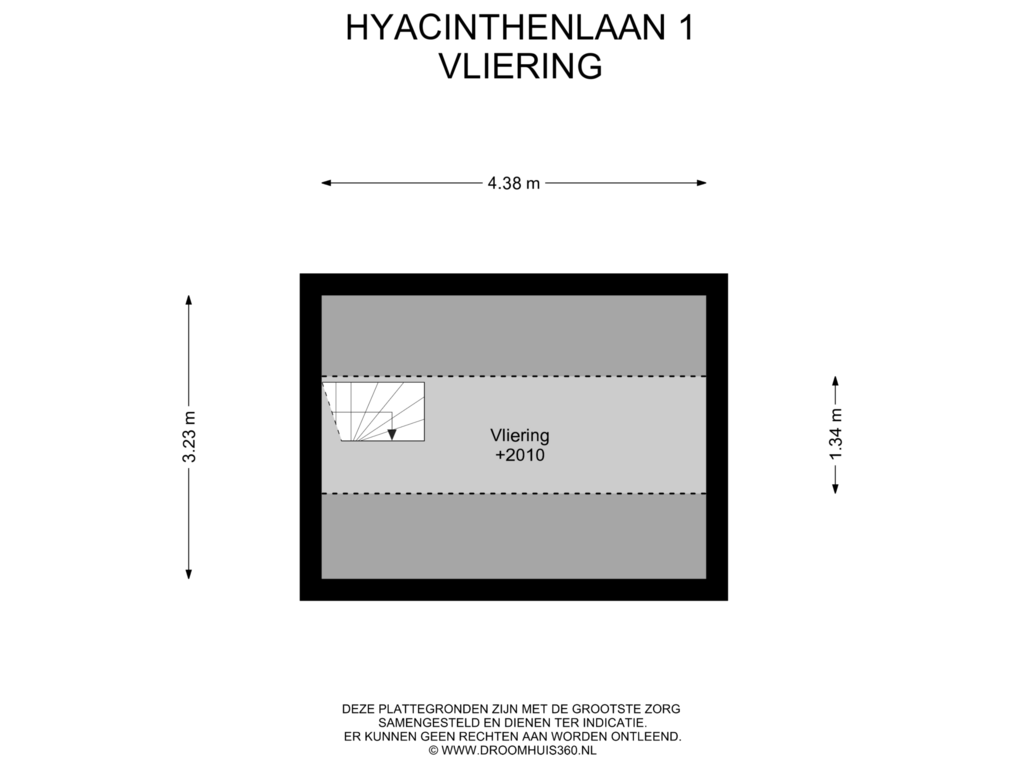 Bekijk plattegrond van Zolder van Hyacinthenlaan 1