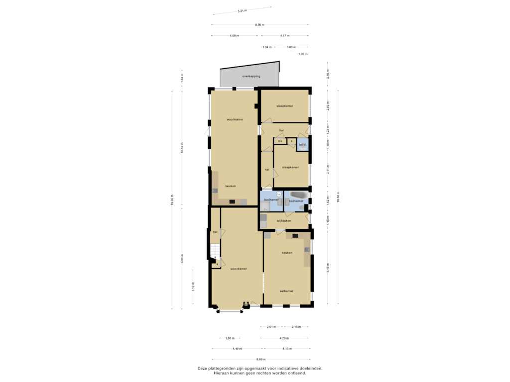 Bekijk plattegrond van Begane grond van Dorpsstraat 46