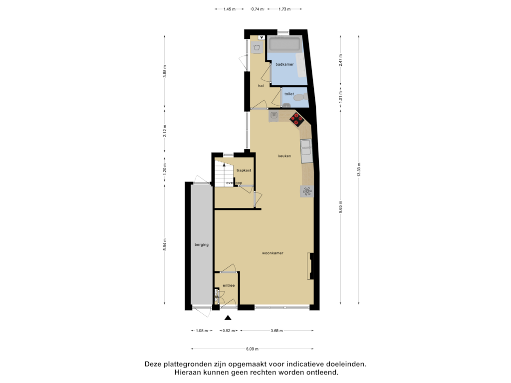 Bekijk plattegrond van Begane Grond van Brouwerijstraat 10