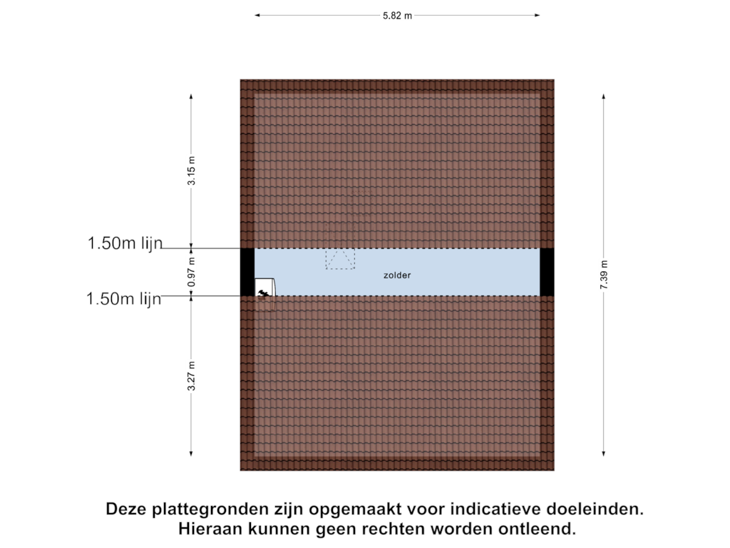 Bekijk plattegrond van Zolder van Vrusschemigerweg 91