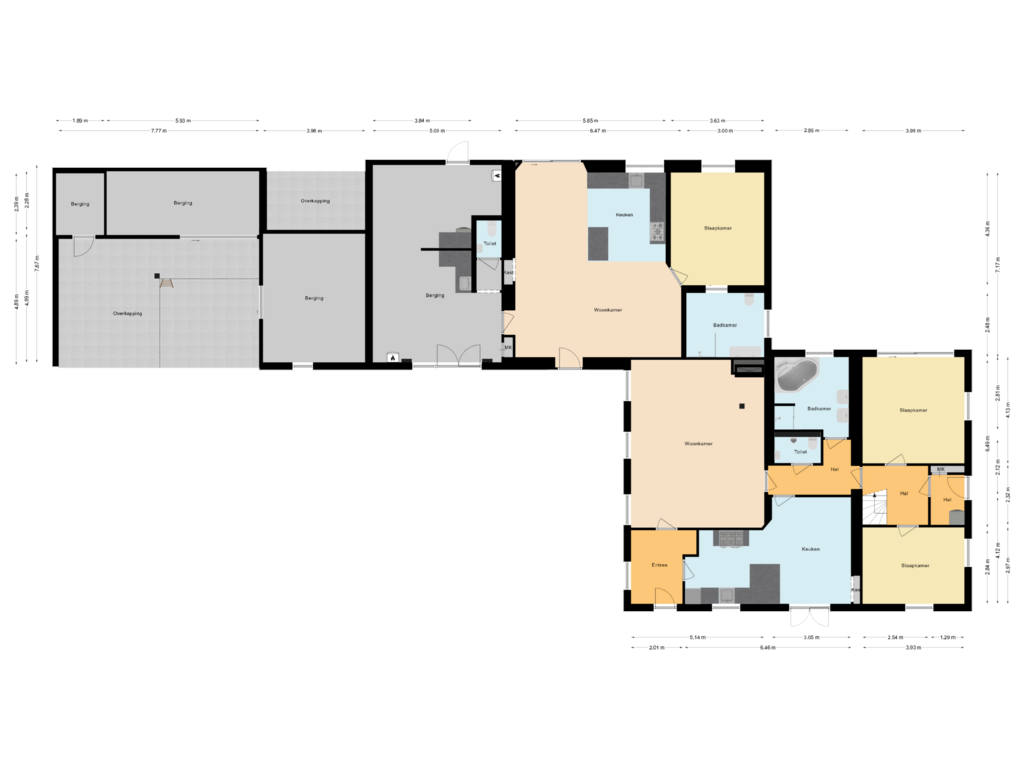 Bekijk plattegrond van Begane grond van Korte Stukken 6