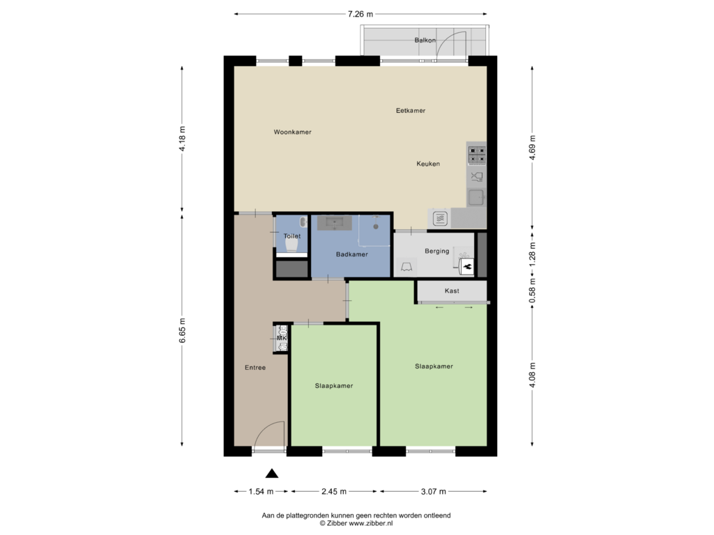 Bekijk plattegrond van Appartement van Meander 27