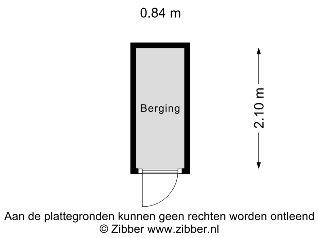 Bekijk plattegrond van Berging van Meander 27