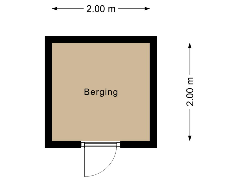 Bekijk plattegrond van Berging  van Putterweg 70-302