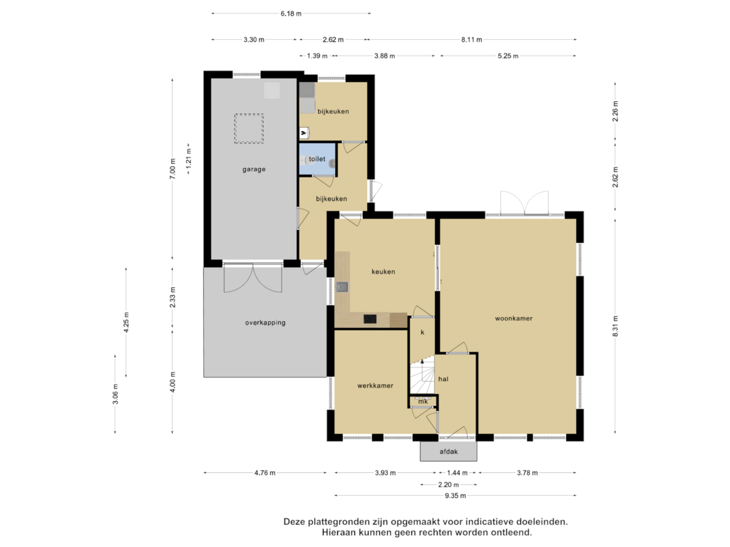 Bekijk plattegrond van Begane grond van Kluisstraat 43-A