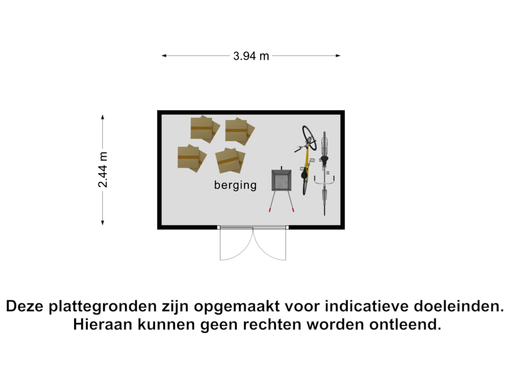 Bekijk plattegrond van Berging van Oscar Wildelaan 5