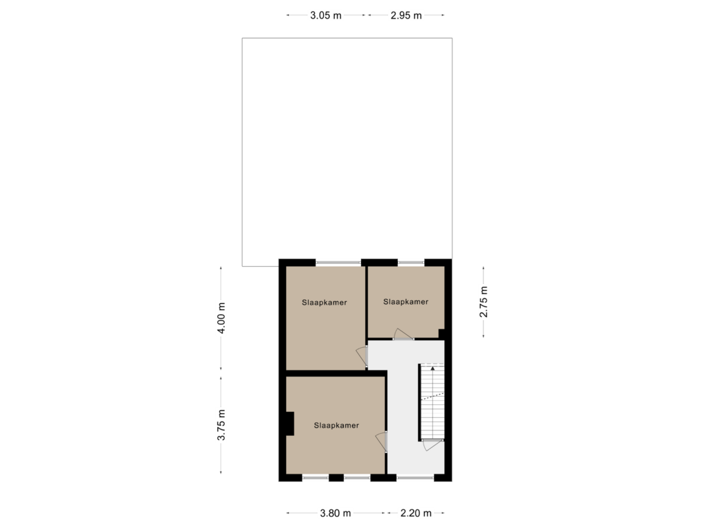 Bekijk plattegrond van Verdieping 1 van Ridderweg 47