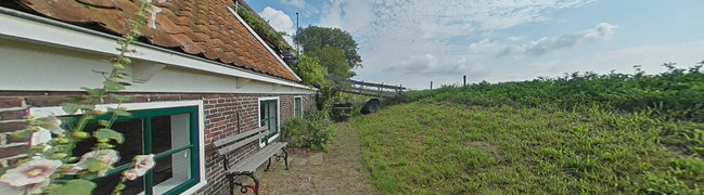 View 360° photo of achtertuin of Uitdammer Dorpsstraat 1-D