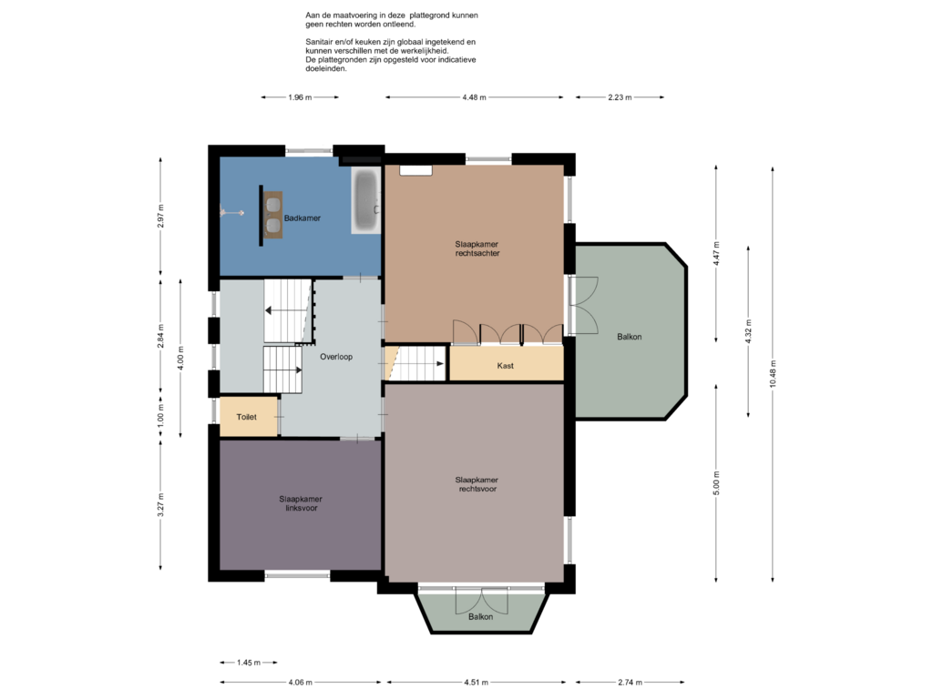 Bekijk plattegrond van Eerste verdieping van Kolfweg 10