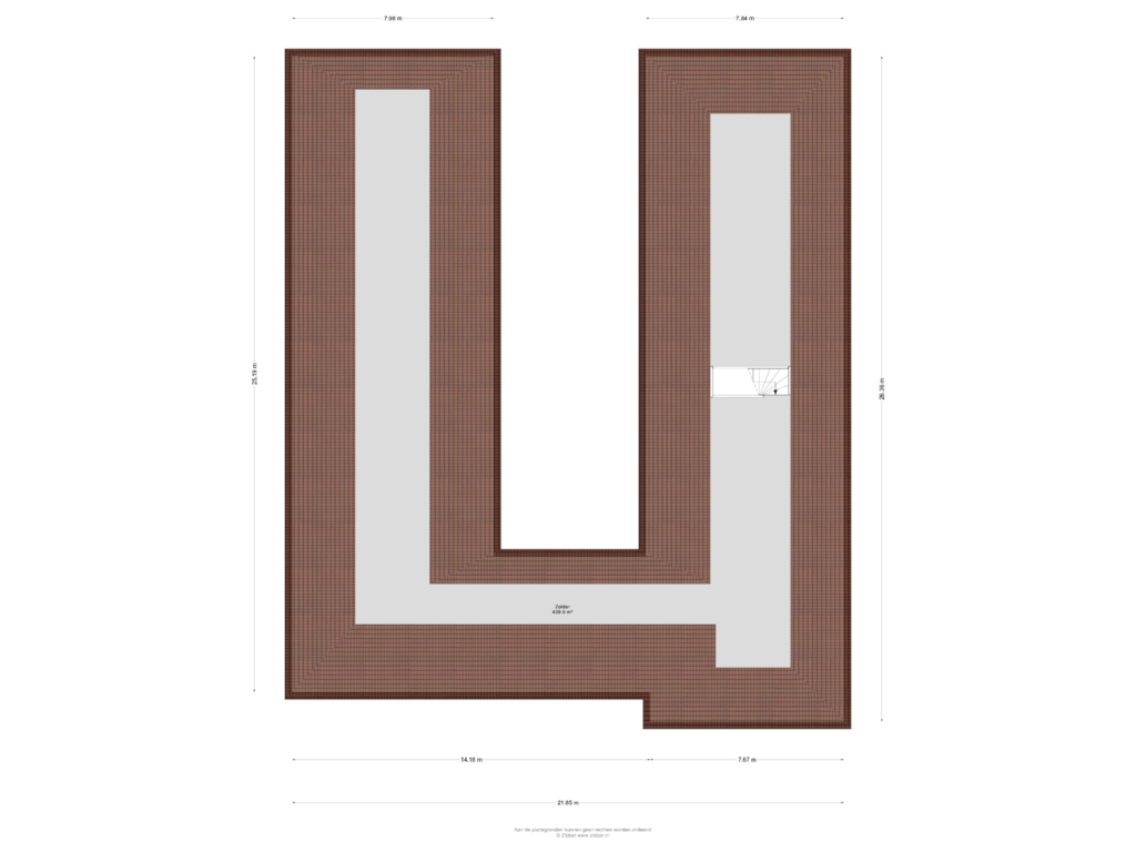 Bekijk plattegrond van Zolder van Akeleilaan 11