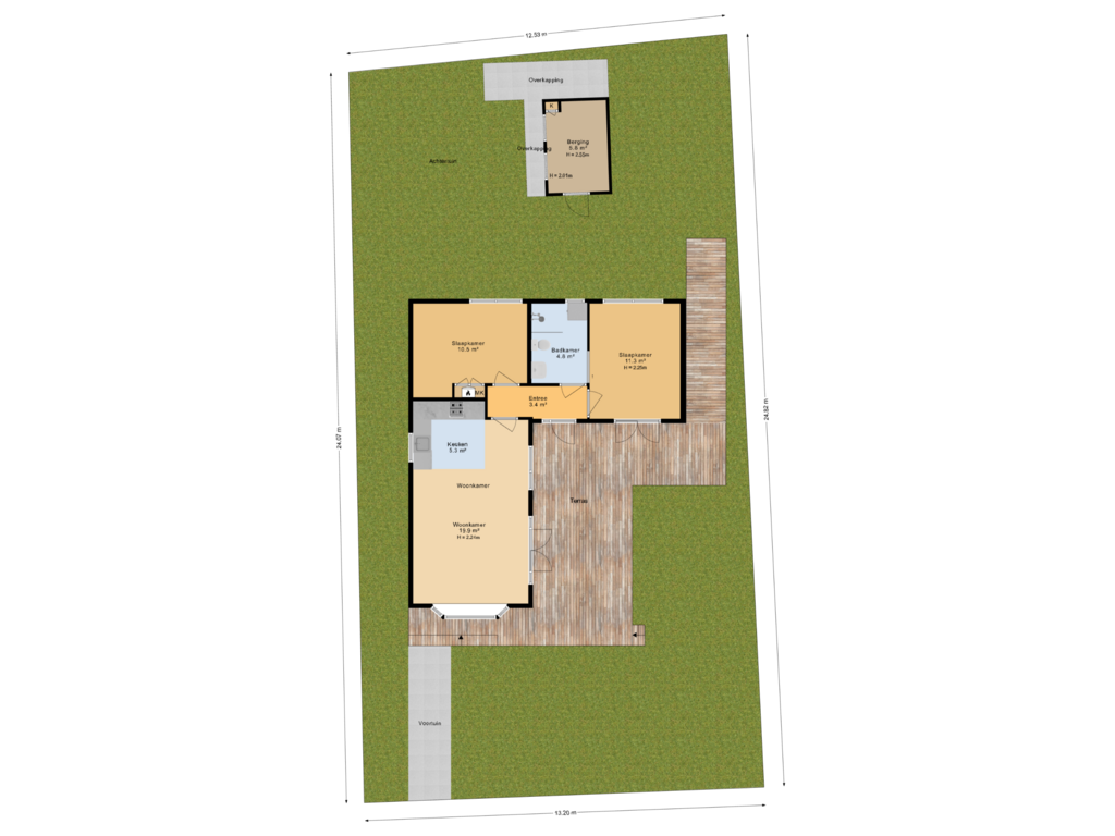 Bekijk plattegrond van Situatie van Grote Siege 66