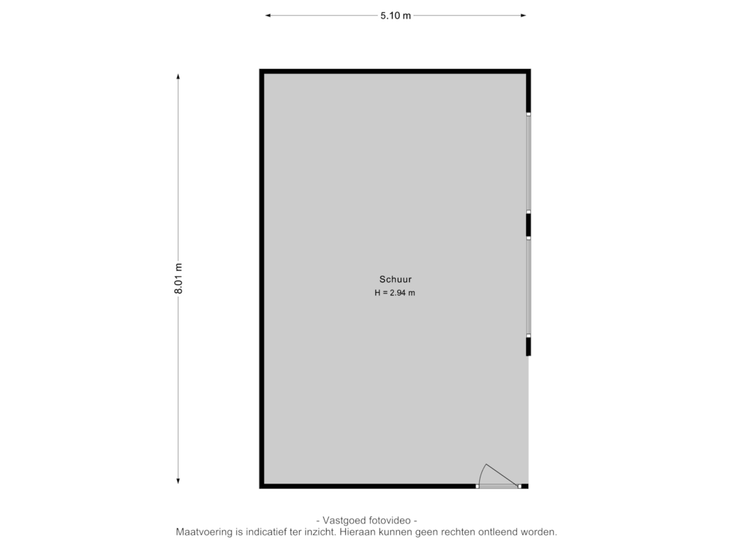 Bekijk plattegrond van Schuur van Overstraat 39