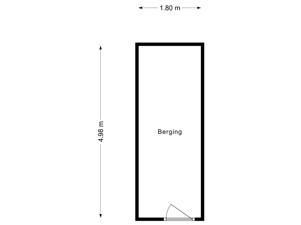 Bekijk plattegrond van Berging van Kelloggplaats 4