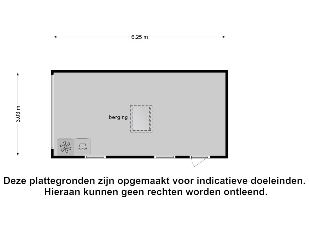 Bekijk plattegrond van Berging van Veer 6