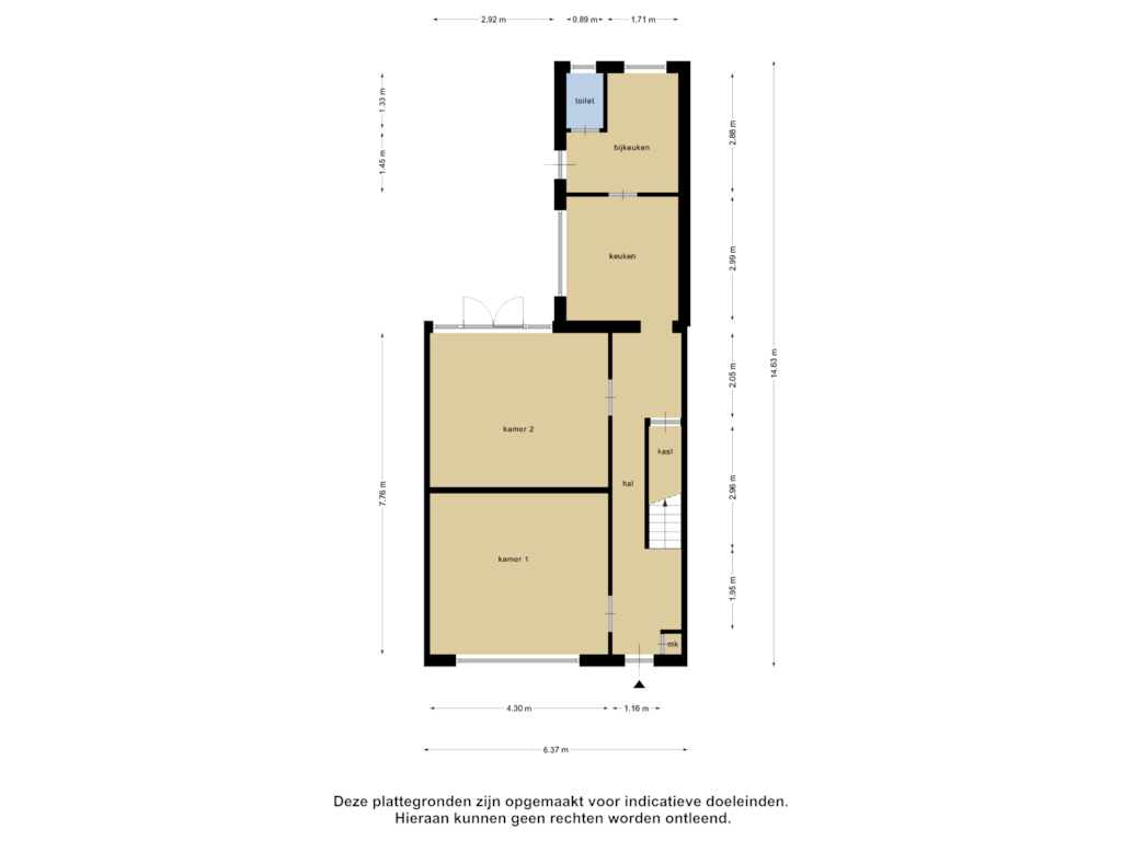 Bekijk plattegrond van Begane Grond van Grenulaan 33