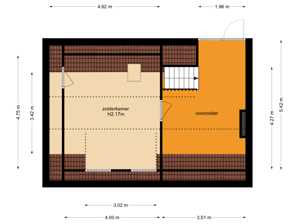 Bekijk plattegrond van Eerste verdieping van Kruisstuk 5