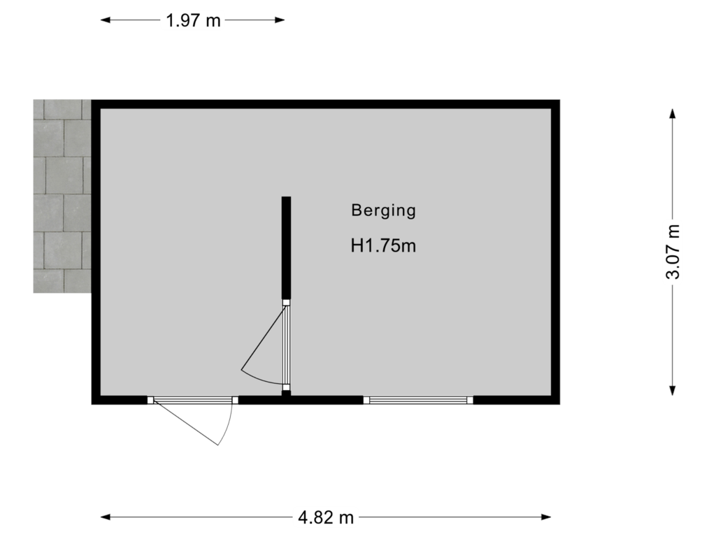 Bekijk plattegrond van Berging van Kruisstuk 5