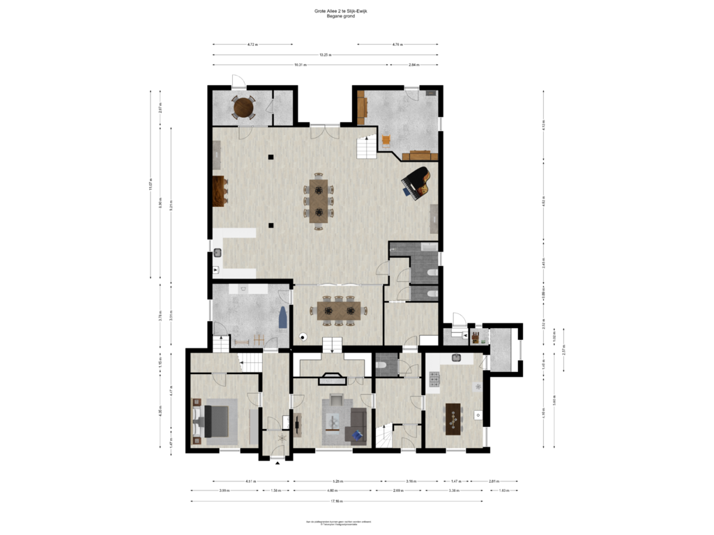 Bekijk plattegrond van Begane grond van Grote Allee 2