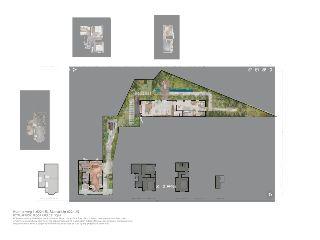 View floorplan of First floor of Hunnenweg 1