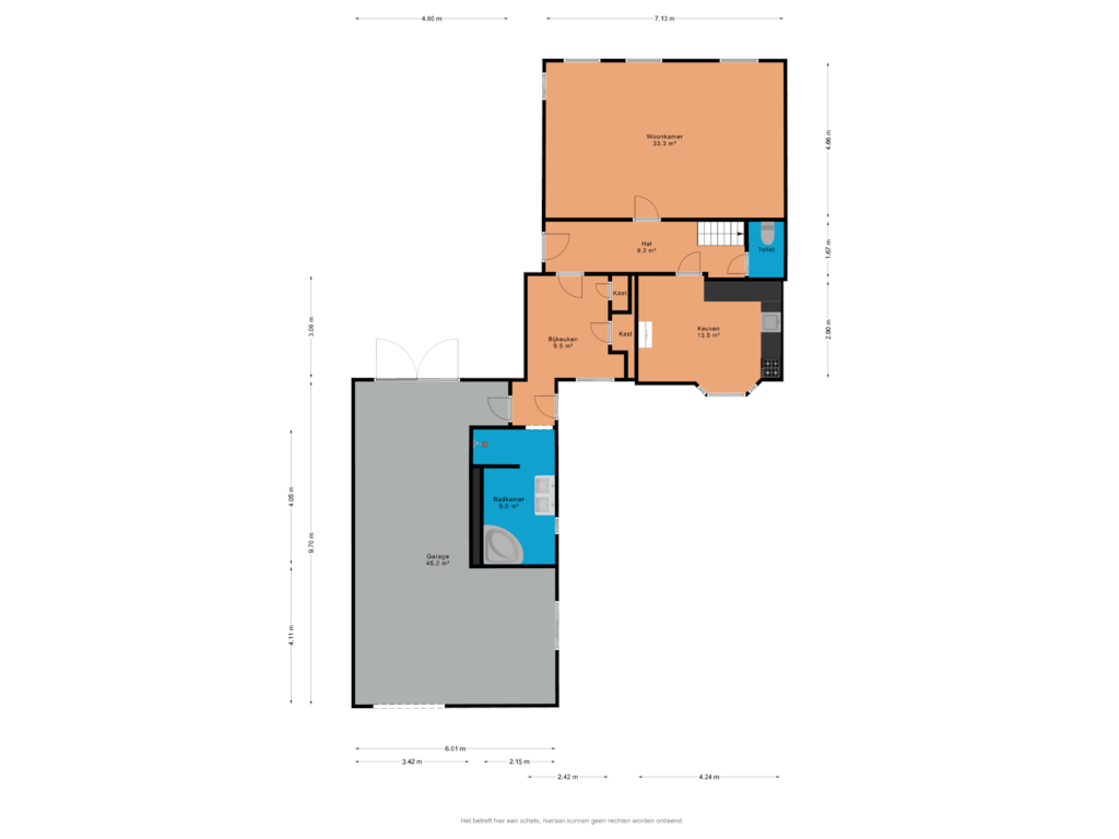 Bekijk plattegrond van Begane grond van Feiko Clockstraat 70